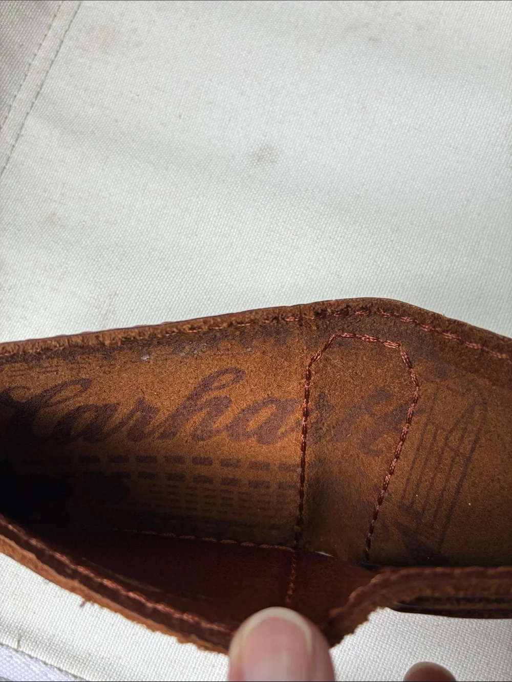 Carhartt slim leather